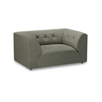 HKLIVING Vint Couch Element Loveseat Linen, Army Green