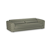 HKLIVING Club Couch Linen Army Green