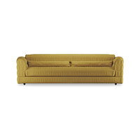 HKLIVING Club Couch Linen Burnt Ochre