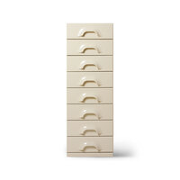 HKLIVING Chest Of 8 Drawers Cream