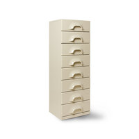 HKLIVING Chest Of 8 Drawers Cream