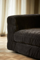 HKLIVING Club bank royal, velvet espresso 