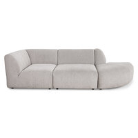 HKLIVING Jax Couch Element Left End Sneak Light Grey