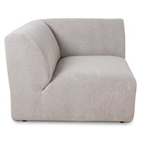 HKLIVING Jax Couch Element Left End Sneak Light Grey