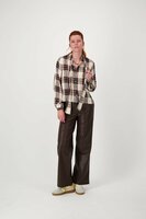 Zusss ruit blouse met strik