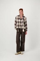 Zusss ruit blouse met strik