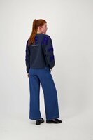 Zusss broek van jogger denim stof 