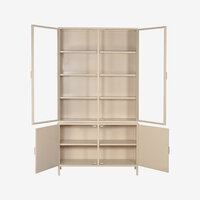 New Routz Garland 4 deurs vitrinekast Sand