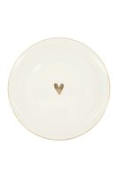 Zusss dinerbord hartje, goud
