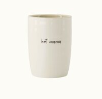 Zusss koffiemok hot mama wit zand zwart