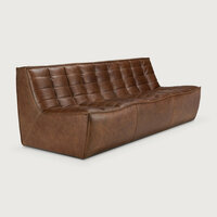 Ethnicraft N701 Sofa -3 Seater- Chestnut