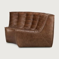 Ethnicraft N701 Sofa -Round Corner- Chestnut