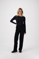 Zusss broek met naad zwart