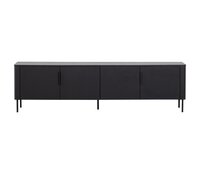 WOOOD Gunnar TV Meubel 200 cm Mat Zwart