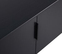 WOOOD Gunnar TV Meubel 200 cm Mat Zwart