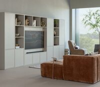 WOOOD Meggy Smalle Opbergkast Rechts 108cm Grenen Dust