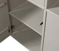 WOOOD Meggy Smalle Opbergkast Rechts 108cm Grenen Dust