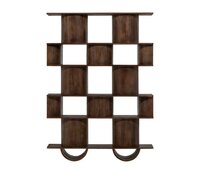 WOOOD Sinne Boekenkast Hout 180x130 Walnoot