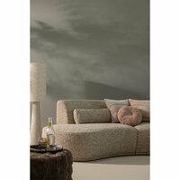 WOOOD Batavier Half Ronde Bank 6-zits Zand Melange