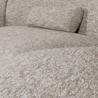 WOOOD Batavier Half Ronde Bank 6-zits Zand Melange