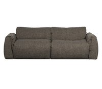 WOOOD Baggy 2-zits Bank Geweven Stof Warmgrijs Melange