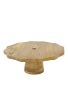 Zusss taartplateau hout hartje naturel