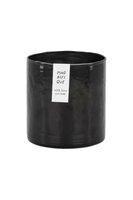 Zusss geurkaars hammered glas antracietgrijs