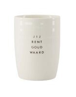 Zusss koffiemok goud waard wit zwart
