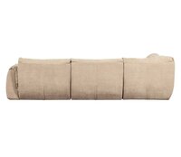 WOOOD Baggy Hoekbank Links Geweven Chenille Zand