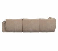 WOOOD Baggy Hoekbank Links 3D Chenille Zand