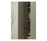 WOOOD New Gravure Hoge Kast Met Lade Grenen Dust