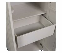 WOOOD New Gravure Hoge Kast Met Lade Grenen Dust