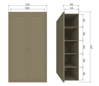 WOOOD Gunnar Opbergkast Grenen Mud