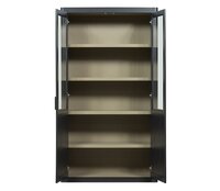 WOOOD Gunnar Buffetkast Grenen Mat Zwart