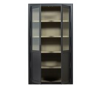 WOOOD Gunnar Buffetkast Grenen Mat Zwart