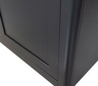 WOOOD Gunnar Buffetkast Grenen Mat Zwart