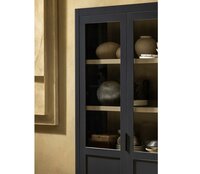 WOOOD Gunnar Buffetkast Grenen Mat Zwart