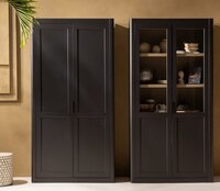 WOOOD Gunnar Buffetkast Grenen Mat Zwart