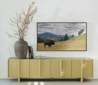 WOOOD Basu TV Meubel Grenen Moss 200cm