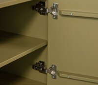 WOOOD Basu TV Meubel Grenen Moss 200cm