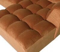 WOOOD Allure Chaise Longue Rechts Velvet Terra