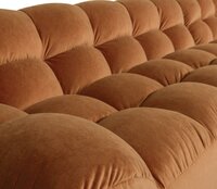 WOOOD Allure Chaise Longue Rechts Velvet Terra