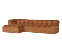WOOOD Allure Chaise Longue Links Velvet Terra
