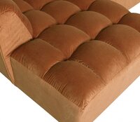 WOOOD Allure Chaise Longue Links Velvet Terra