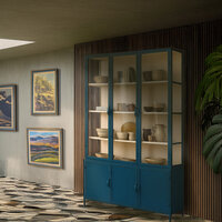 New Routz Detroit 6 deurs vitrinekast Deep blue