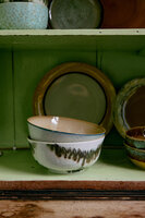 HKLIVING 70's ceramics Ramen Bowls Minimalist, Set Of 2