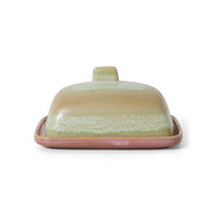 HKLIVING 70's ceramics Butter Dish Skyline