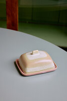 HKLIVING 70's ceramics Butter Dish Skyline