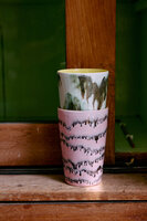 HKLIVING 70s ceramics Tea Mugs Baroque, Set Of 2