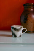HKLIVING 70's ceramics Cappuccino Mugs Tide